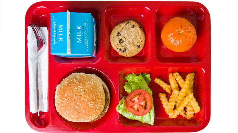 school lunch tray